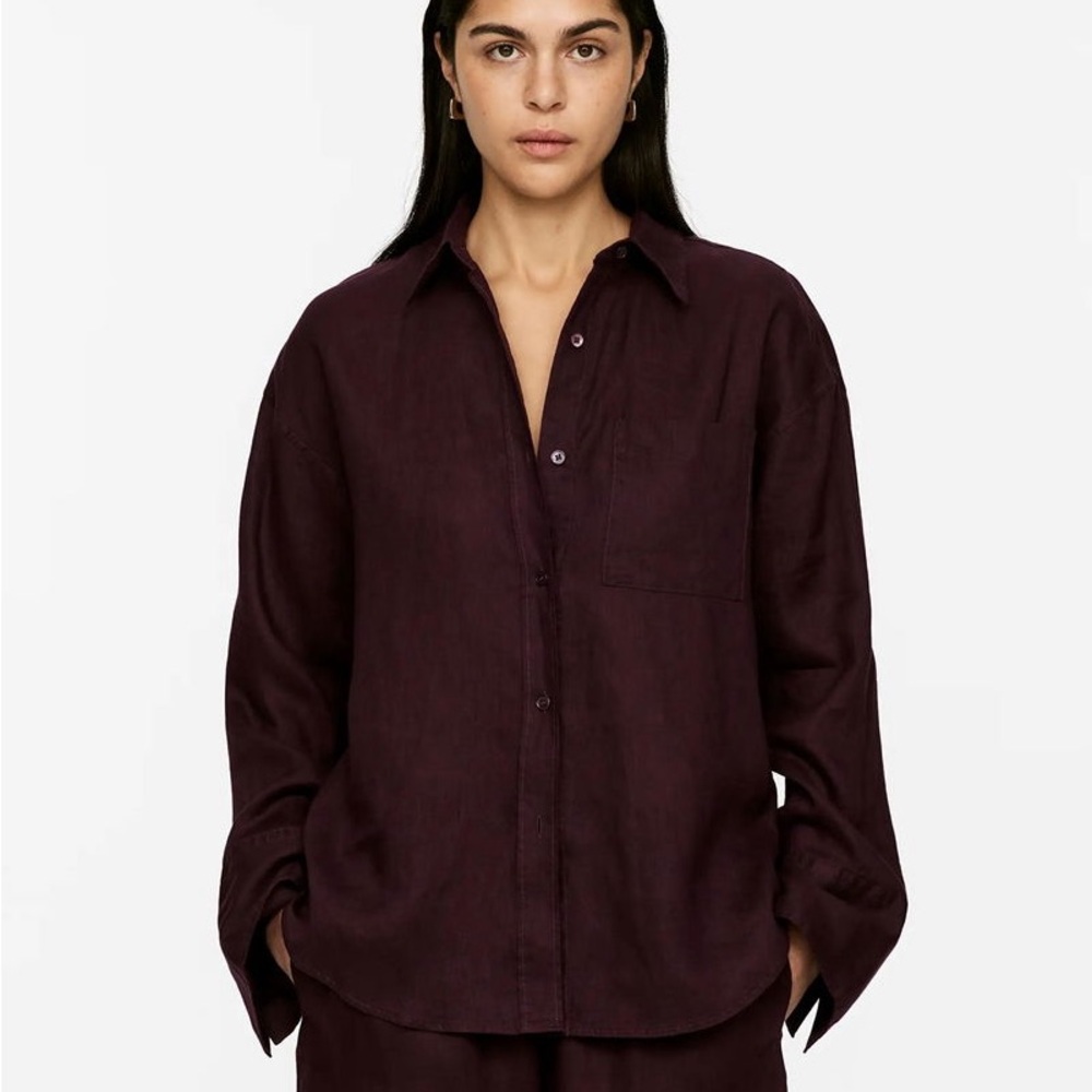 H&M Deep Burgundy Shirt